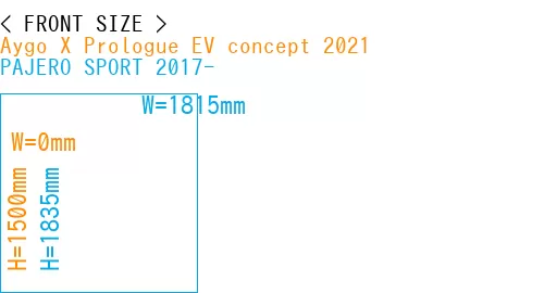 #Aygo X Prologue EV concept 2021 + PAJERO SPORT 2017-